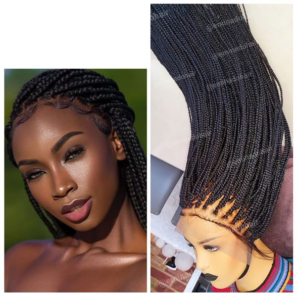 Idi Black Box Braided Wig | Eminado Hair