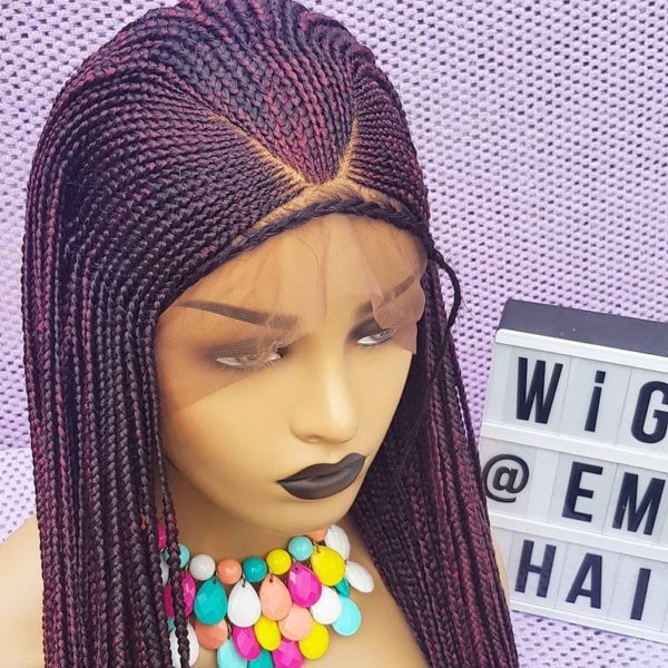 Vee Shape Braided Wigs Store UK Eminado Braided Wigs Braid Wig