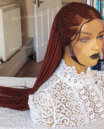 Kandi Medium Box Braids Braided wig - BraidedWigsByDonna