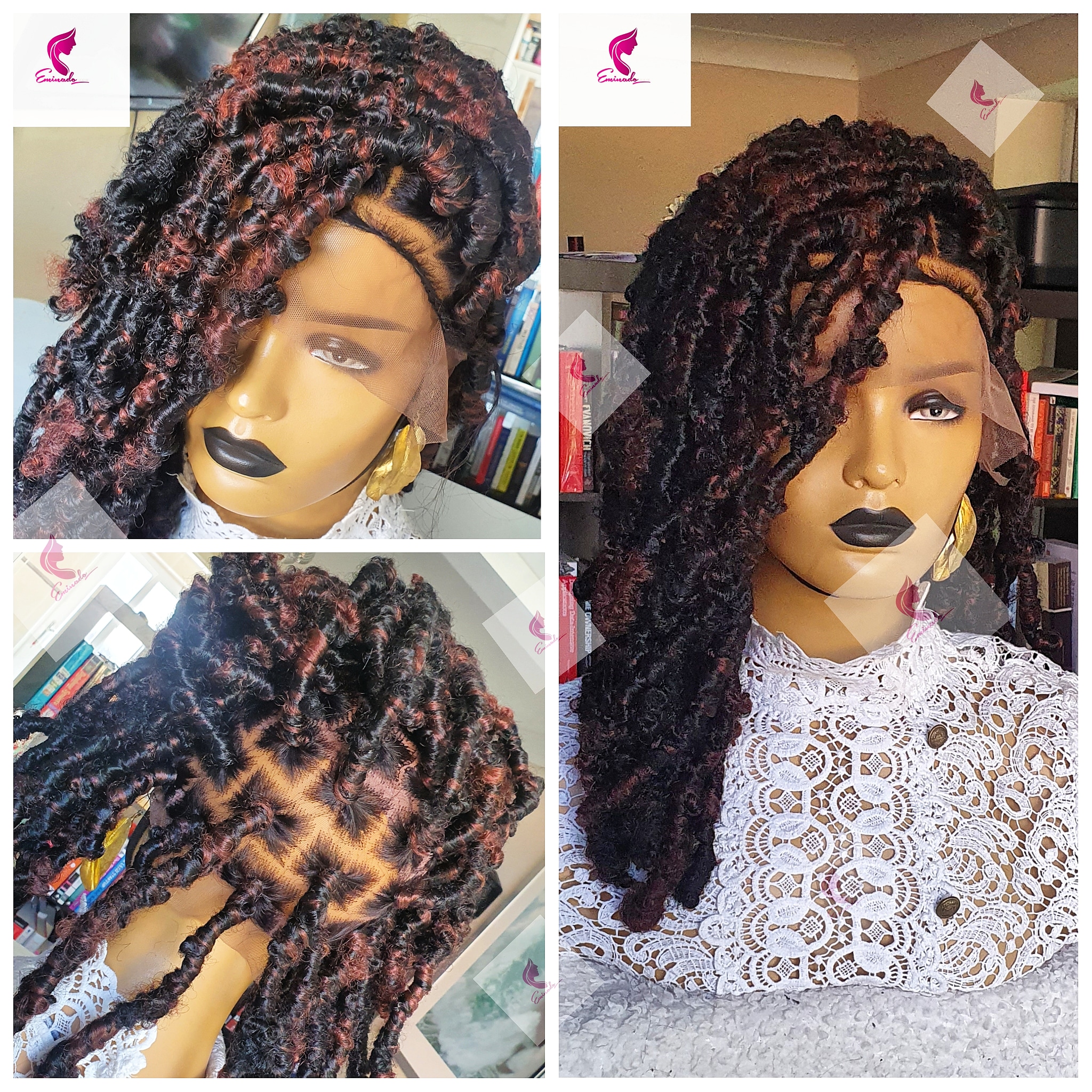 Full Lace Butterflylocs Wigdreadlocks Wig Full Lace Wig 