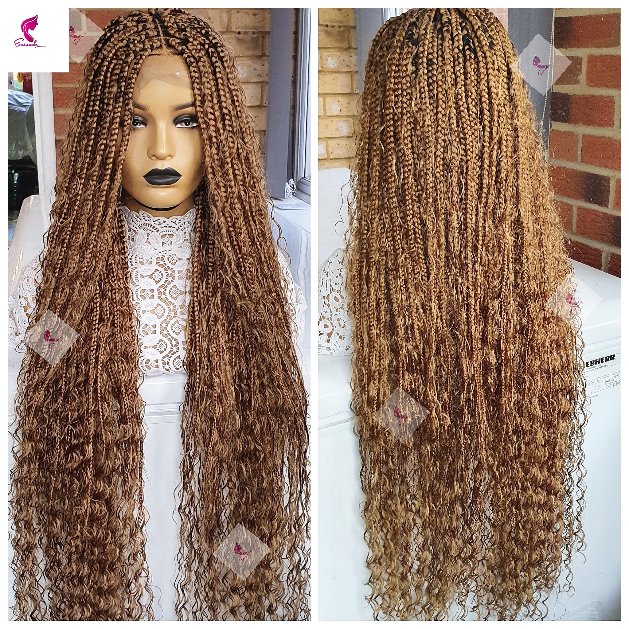 Boho Braids Idi Brown Colour 27 Box Braided Wig