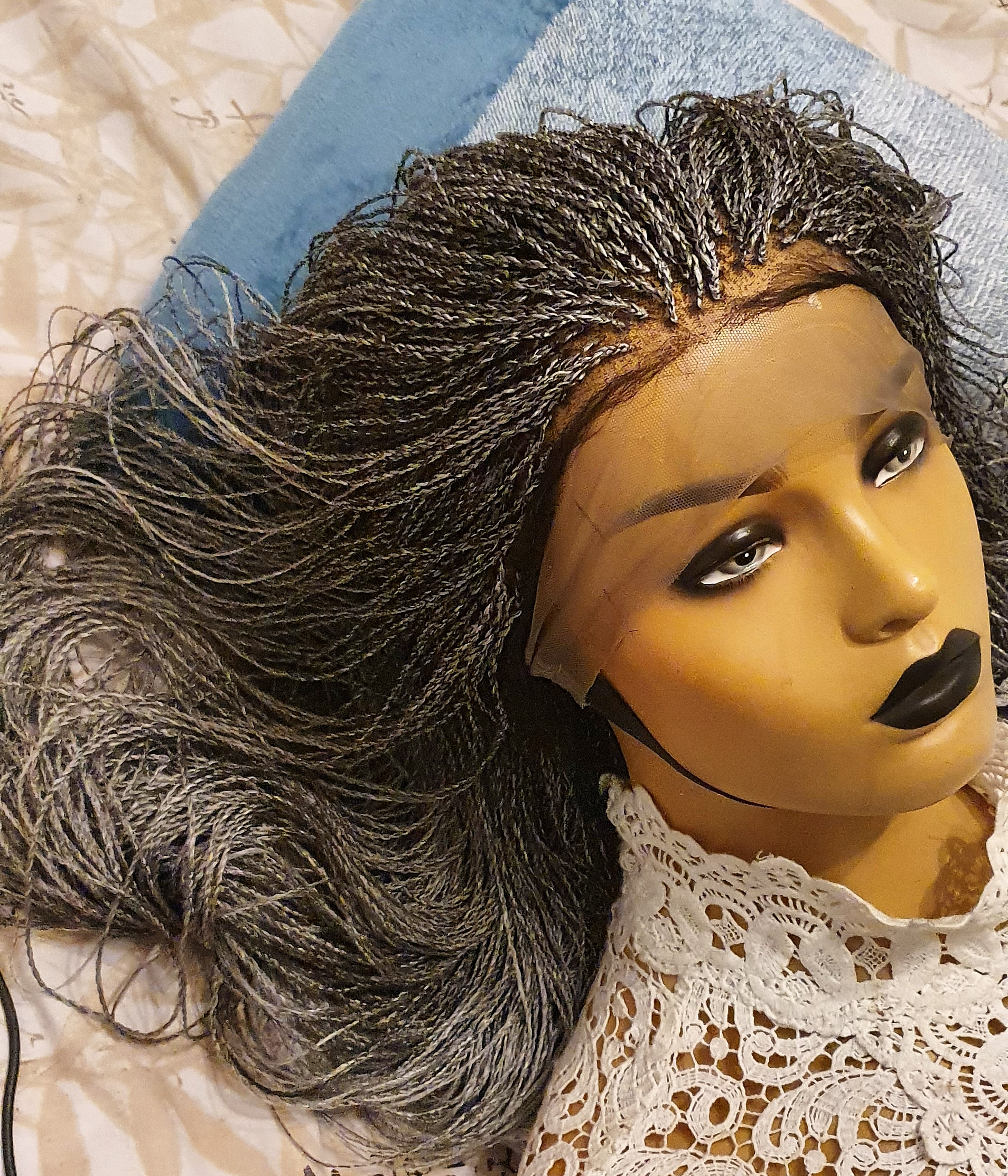 bridal hair wig