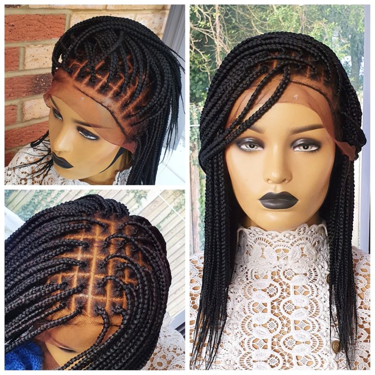 Knotless Box Braids Full Frontal, 14inches lenght