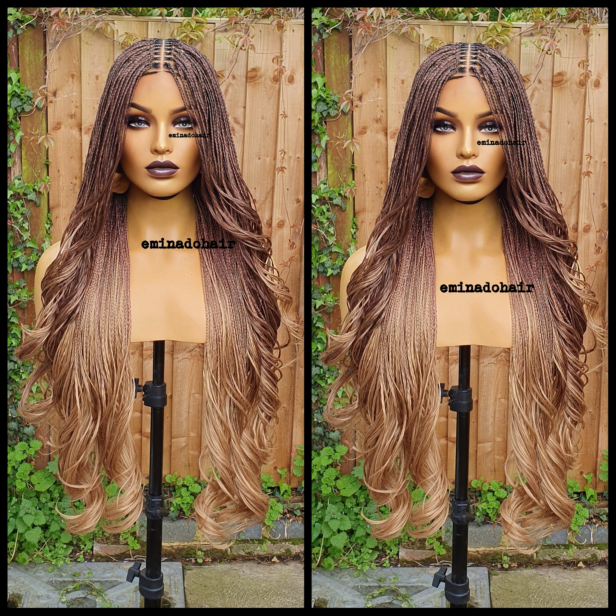 Chichi Layered Knotless Brown Mini Frontal (6by6), 1 ready to ship