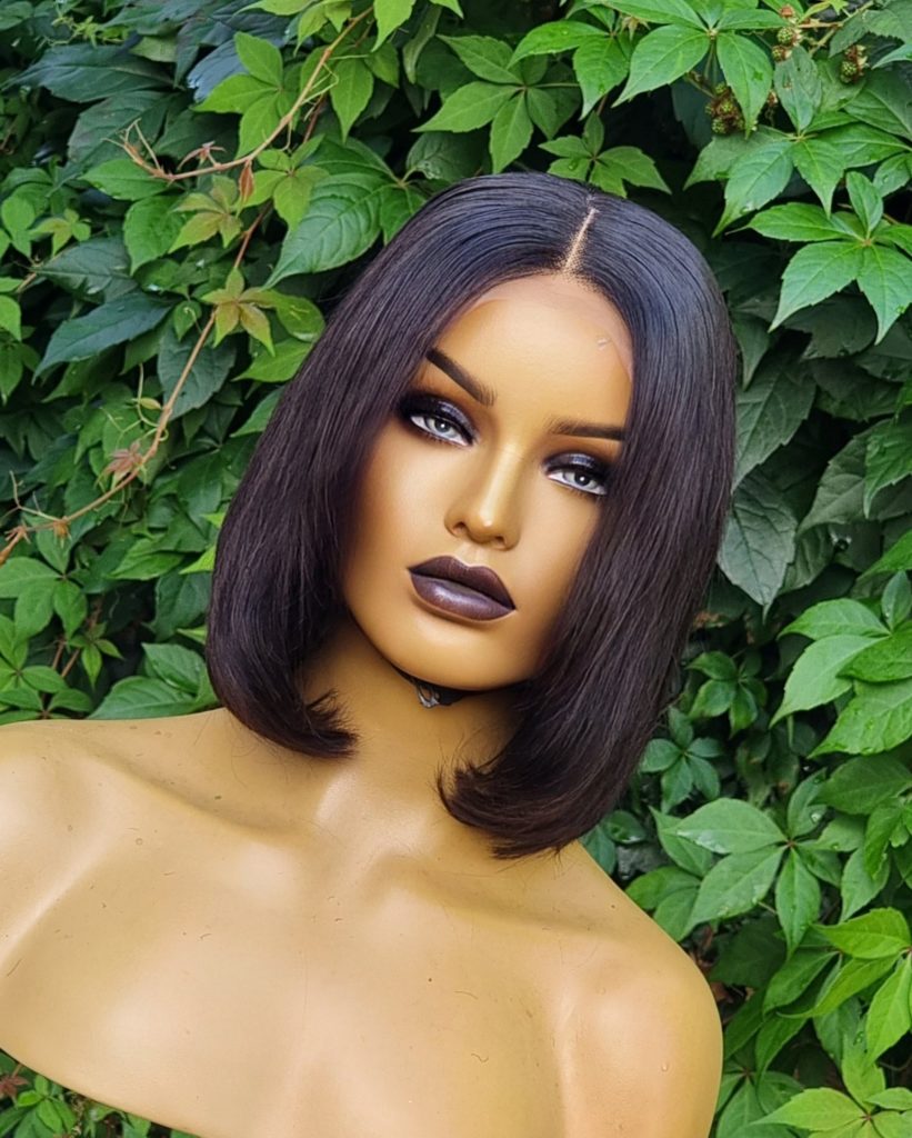 BOB Raw Indian Human Hair, 4by4 Closure | Braided Wigs Store UK ...
