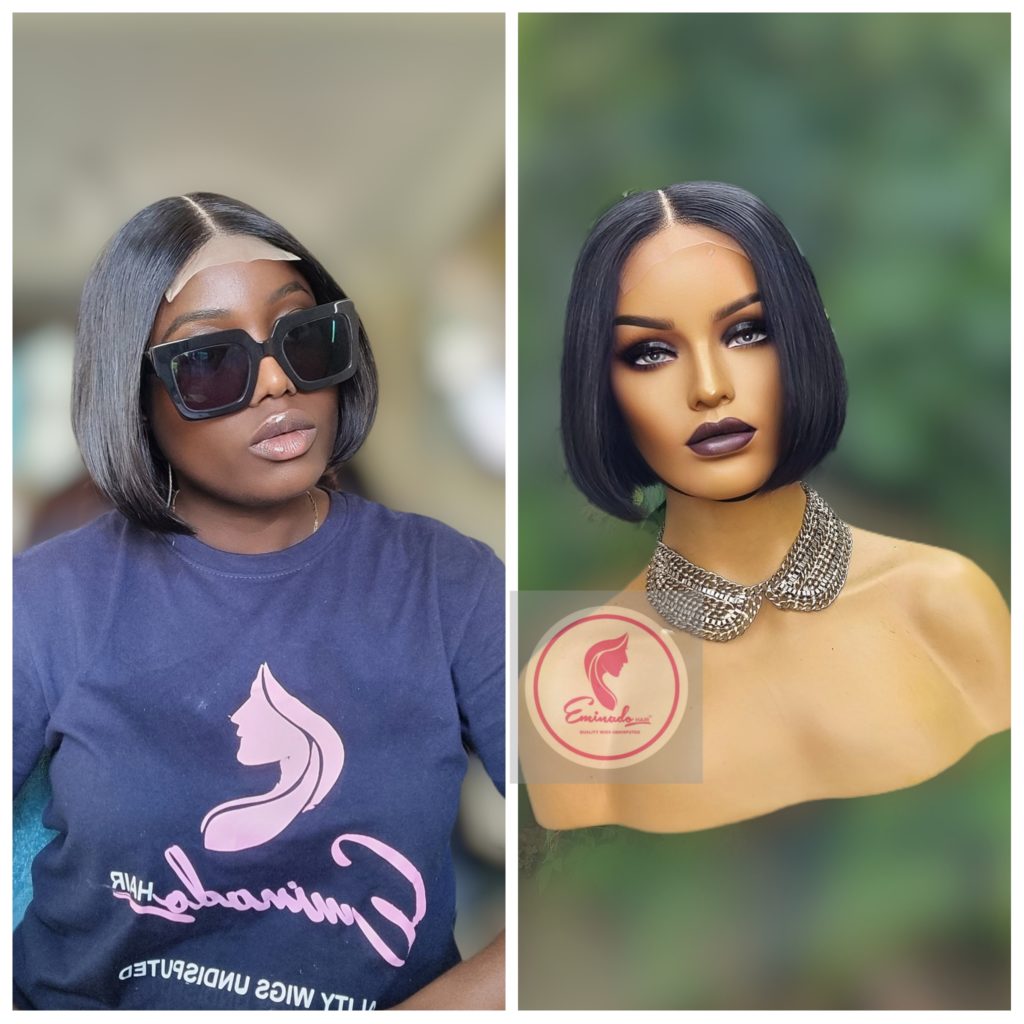 BOB Raw Indian Human Hair, 4by4 Closure Braided Wigs Store UK